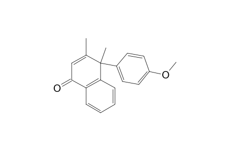 1(4H)-Naphthalenone, 4-(4-methoxyphenyl)-3,4-dimethyl-