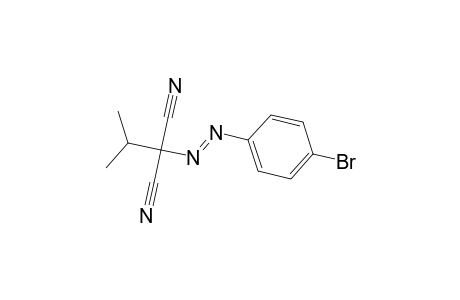 2-[(Z)-(4-Bromophenyl)diazenyl]-2-isopropylmalononitrile