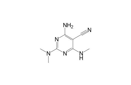 4-Amino-2-(dimethylamino)-6-(methylamino)-5-pyrimidinecarbonitrile