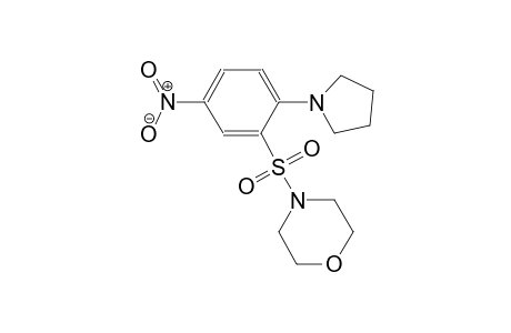 4-([5-Nitro-2-(1-pyrrolidinyl)phenyl]sulfonyl)morpholine