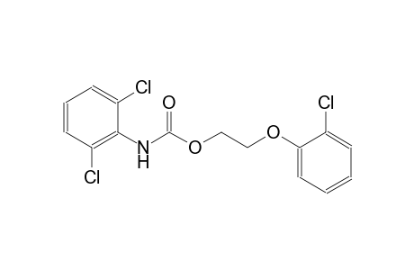 (2,6-Dichlorophenyl)carbamic acid 2-(2-chlorophenoxy)ethyl ester