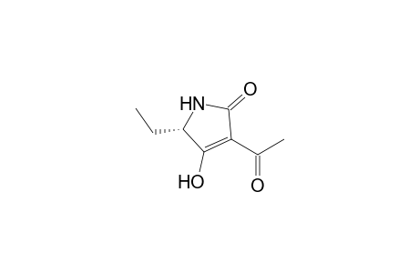2H-Pyrrol-2-one, 3-acetyl-5-ethyl-1,5-dihydro-4-hydroxy-, (S)-