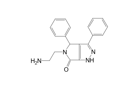 1H-Pyrrolo[3,4-c]pyrazol-6-one, 5-(2-aminoethyl)-3,4-diphenyl-4,5-dihydro-