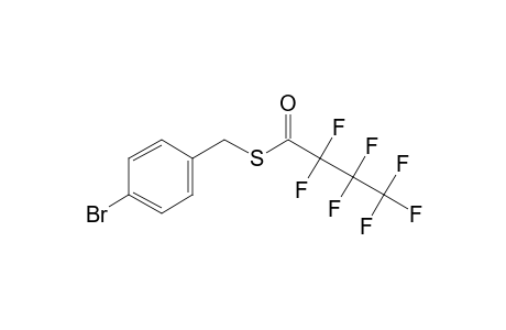 4-Bromobenzylmercaptan, S-heptafluorobutyryl-