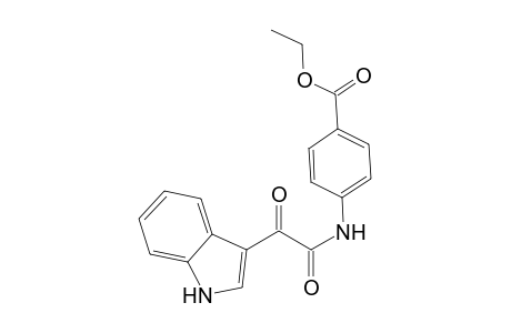 Benzoic acid, 4-[[2-(1H-indol-3-yl)-1,2-dioxoethyl]amino]-, ethyl ester