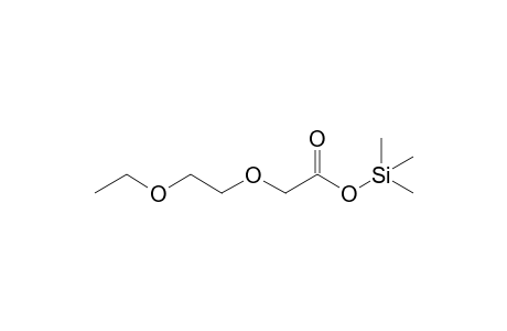 (2-Ethoxyethoxy)acetic acid tms