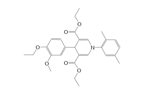 1-(2,5-dimethylphenyl)-4-(4-ethoxy-3-methoxy-phenyl)-4H-pyridine-3,5-dicarboxylic acid diethyl ester