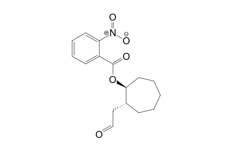 (1S,2R)-2-(2-oxoethyl)cycloheptyl 2-nitrobenzoate