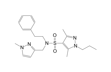1H-pyrazole-4-sulfonamide, 3,5-dimethyl-N-[(1-methyl-1H-pyrazol-3-yl)methyl]-N-(2-phenylethyl)-1-propyl-