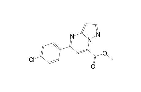 pyrazolo[1,5-a]pyrimidine-7-carboxylic acid, 5-(4-chlorophenyl)-, methyl ester