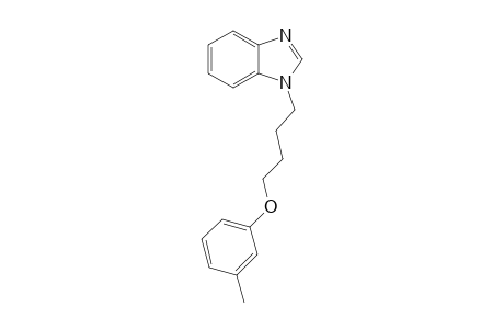 1-[4-(3-methylphenoxy)butyl]-1H-1,3-benzodiazole