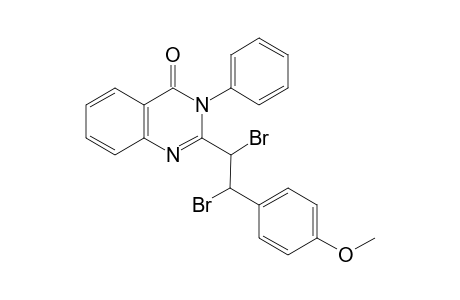 2-(alpha,beta-DIBROMO-p-METHOXYPHENETHYL)-3-PHENYL-4(3H)-QUINAZOLINONE