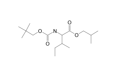 L-Isoleucine, N-neopentyloxycarbonyl-, isobutyl ester