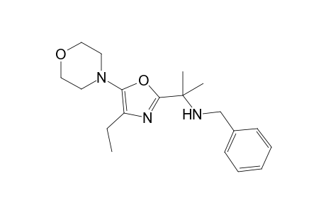 N-Benzyl-2-(4'-ethyl-5'-morpholinooxazol-2'-yl)propan-2-amine