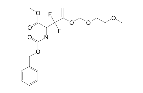 METHYL-2-[N-BENZYLOXYCARBONYL]-AMINO-3,3-DIFLUORO-4-([METHOXYETHOXY]-METHOXY)-PENT-4-ENOATE