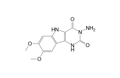 3-amino-7,8-dimethoxy-1H-pyrimido[5,4-b]indole-2,4(3H,5H)-dione