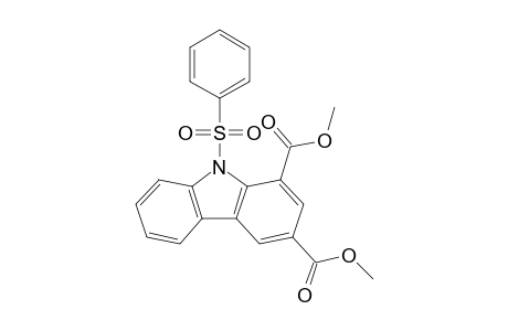 Dimethyl 9-(phenylsulfonyl)-9H-carbazole-1,3-dicarboxylate