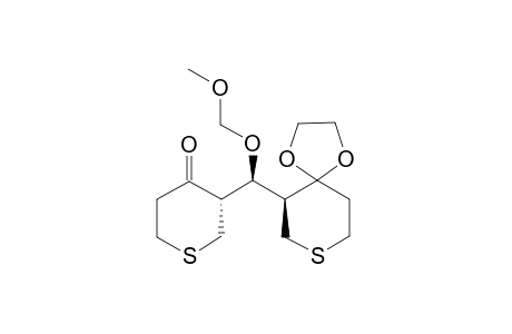 (3S)-3-[(R)-(6S)-1,4-DIOXA-8-THIA-SPIRO-[4.5]-DEC-6-YL-(METHOXYMETHOXY)-METHYL]-TETRAHYDRO-4H-THIOPYRAN-4-ONE