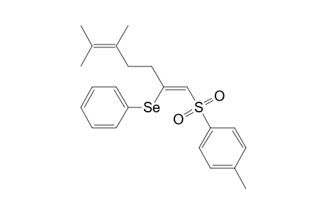 1-[(1Z)-5,6-dimethyl-2-(phenylseleno)hepta-1,5-dienyl]sulfonyl-4-methyl-benzene