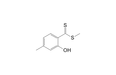Methyl 2-hydroxy-4-methyldithiobenzoate