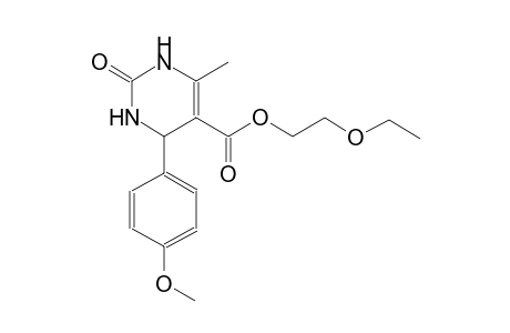 2-ethoxyethyl 4-(4-methoxyphenyl)-6-methyl-2-oxo-1,2,3,4-tetrahydro-5-pyrimidinecarboxylate