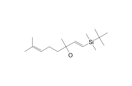 (E)-1-[(TERT.-BUTYL)-DIMETHYLSILYL]-3,7-DIMETHYL-1,6-OCTADIEN-3-OL