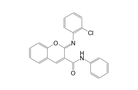 (2Z)-2-[(2-chlorophenyl)imino]-N-phenyl-2H-chromene-3-carboxamide