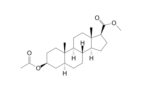 3β-hydroxy-5α-etianic acid, methyl ester, acetate