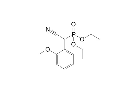 Diethyl 1-(o-methoxyphenyl)-1-cyanomethylphosphonate