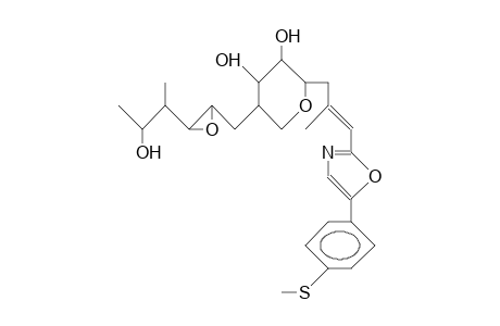 5-P-Methylthiophenyl-2-normonyl-oxazole
