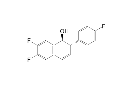 (1S,2S)-6,7-bis(fluoranyl)-2-(4-fluorophenyl)-1,2-dihydronaphthalen-1-ol