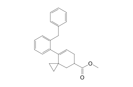 Methyl syn/anti-8-(2-benzylphenyl)spiro[2.5]oct-7-ene-5-carboxylate
