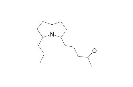 5-(5-Propylhexahydro-1H-pyrrolizin-3-yl)pentan-2-ol