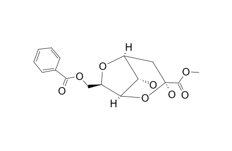 DECURRENSIDE_D;METHYL-7-{(BENZOYLOXY)-METHYL}-3,8-DIHYDROXY-2,6-DIOXABICYCLO-[3.2.1]-OCTANE-3-CARBOXYLATE