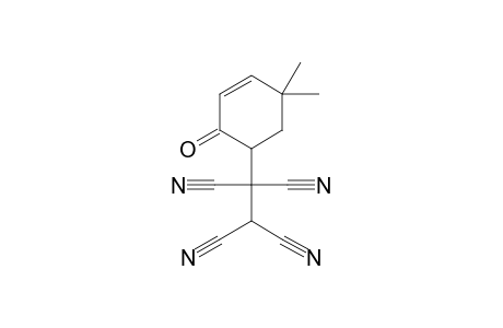 4,4-Dimethyl-6-(1,1,2,2-tetracyanoethyl)cyclohex-2-en-1-one
