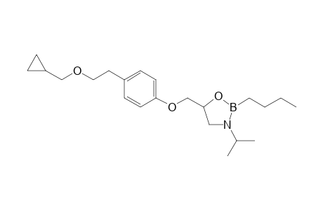 betaxolol-B-butyl-(N,B,O)cycloboronate derivative