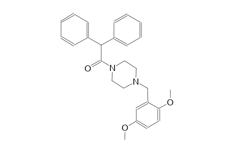 1-(2,5-dimethoxybenzyl)-4-(diphenylacetyl)piperazine