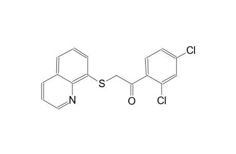 1-(2,4-dichlorophenyl)-2-(8-quinolinylsulfanyl)ethanone