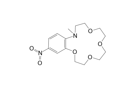 2-Methyl-17-nitro-5,8,11,14-tetraoxa-2-azabicyclo[13.4.0]nonadeca-1(15),16,18-triene