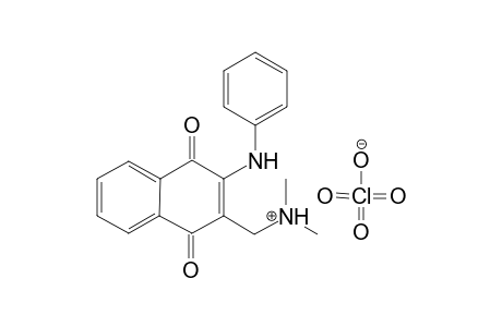 {[(1',4'-Dihydro-2'-(phenylamino)-1',4'-dioxonaphth-3'-yl]methyl-dimethylammonium - perchlorate