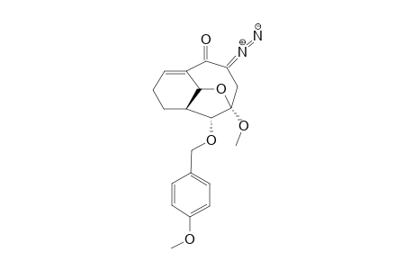 (2R,9S,9aR,10R)-4-Diazo-2,3,4,5,7,8,9,9a-octahydro-2-methoxy-10-[(4'-methoxyphenyl)methoxy]-2,9-methano-1-benzoxepine-5-one