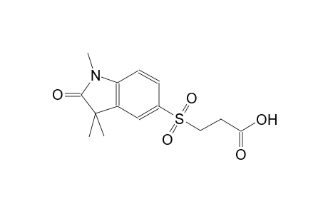 propanoic acid, 3-[(2,3-dihydro-1,3,3-trimethyl-2-oxo-1H-indol-5-yl)sulfonyl]-