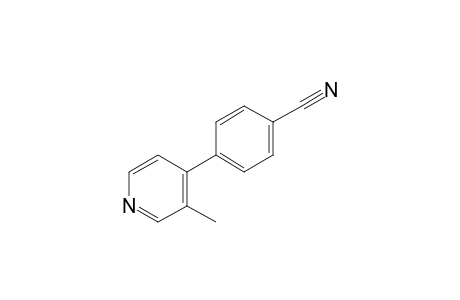3-Methyl-4-(4-cyanophenyl)pyridine