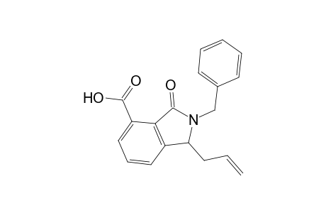 1-Allyl-2-benzyl-3-keto-isoindoline-4-carboxylic acid