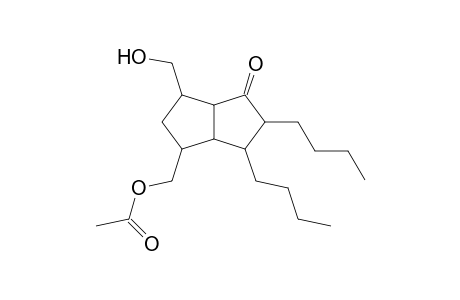 [6-Hydroxymethyl-2,3-dibutyl-1-oxooctahydropentalen-4-yl]methyl acetate