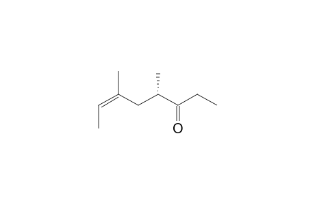 (4S)-4,6-Dimethyloct-6-en-3-one