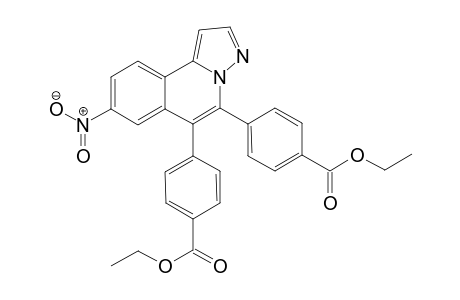 Diethyl 4,4'-(6-nitropyrazolo[5,1-a]isoquinoline-3,4-diyl)dibenzoate
