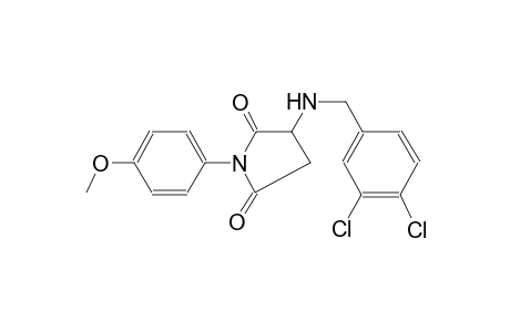 2,5-pyrrolidinedione, 3-[[(3,4-dichlorophenyl)methyl]amino]-1-(4-methoxyphenyl)-