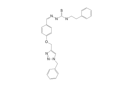 (Z)-2-[4-[(1-BENZYL-1H-1,2,3-TRIAZOL-4-YL)-METHOXY]-BENZYLIDENE]-N-PHENETHYL-HYDRAZINE-CARBOTHIOAMIDE