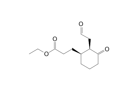 cis-Ethyl 3-[3-Oxo-2-(2-oxoethyl)cyclohexyl]propanoate